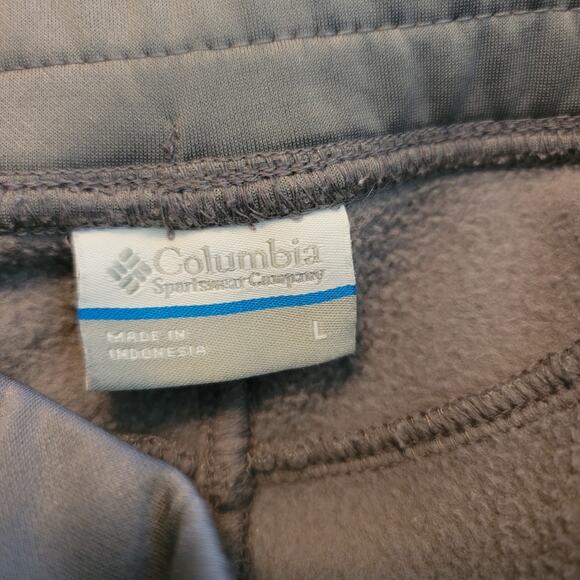 Columbia Athletic Winter Cold Weather Warm Gray Sweat Pants Large - Picture 4 of 5